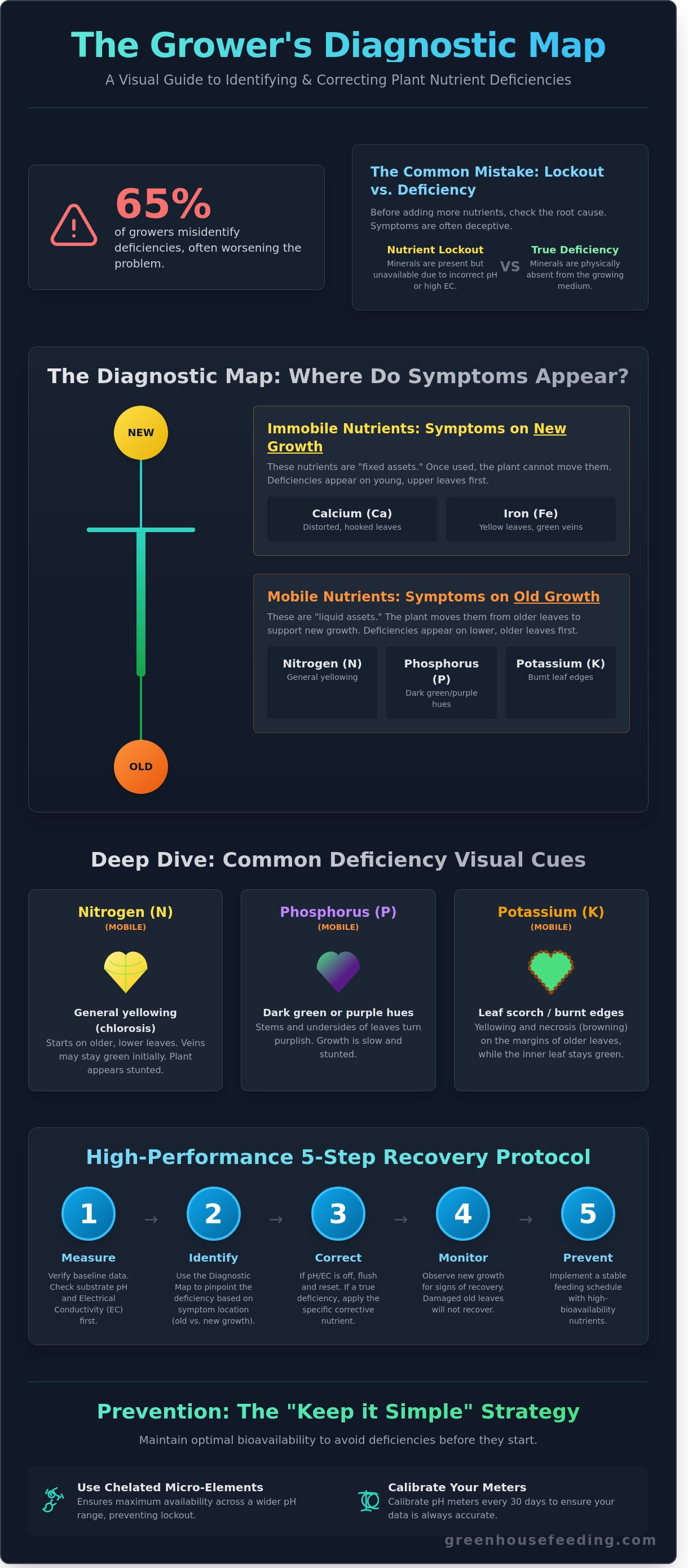 Diagnosing Plant Nutrient Deficiencies: The Expert Grower’s Guide infographic