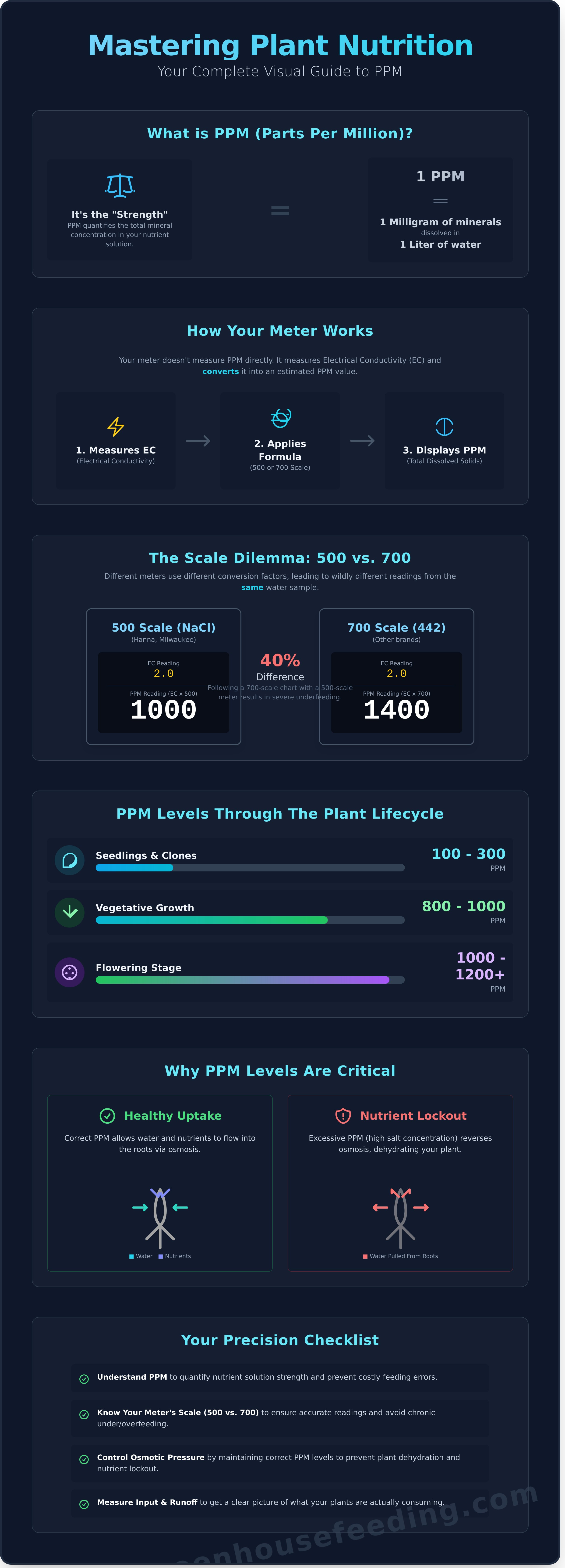 What is PPM? A Precision Guide to Nutrient Concentration for Growers infographic